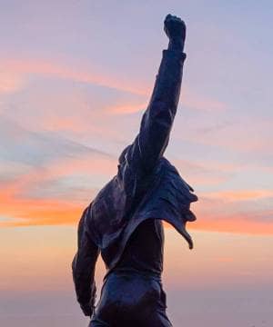 Vorübergehende Verlegung der Statue